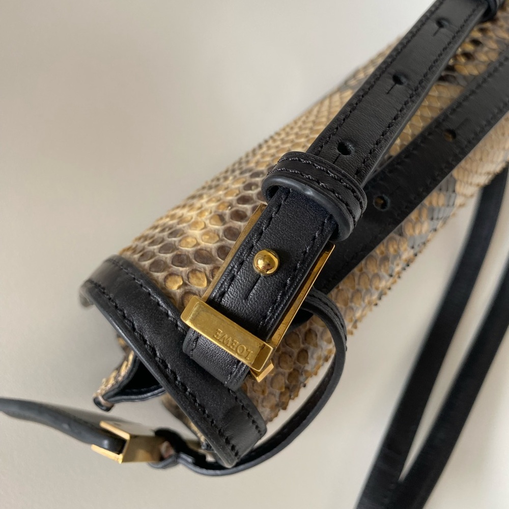 LOEWE Small Python Barcelona Bag - Picture 7 of 12
